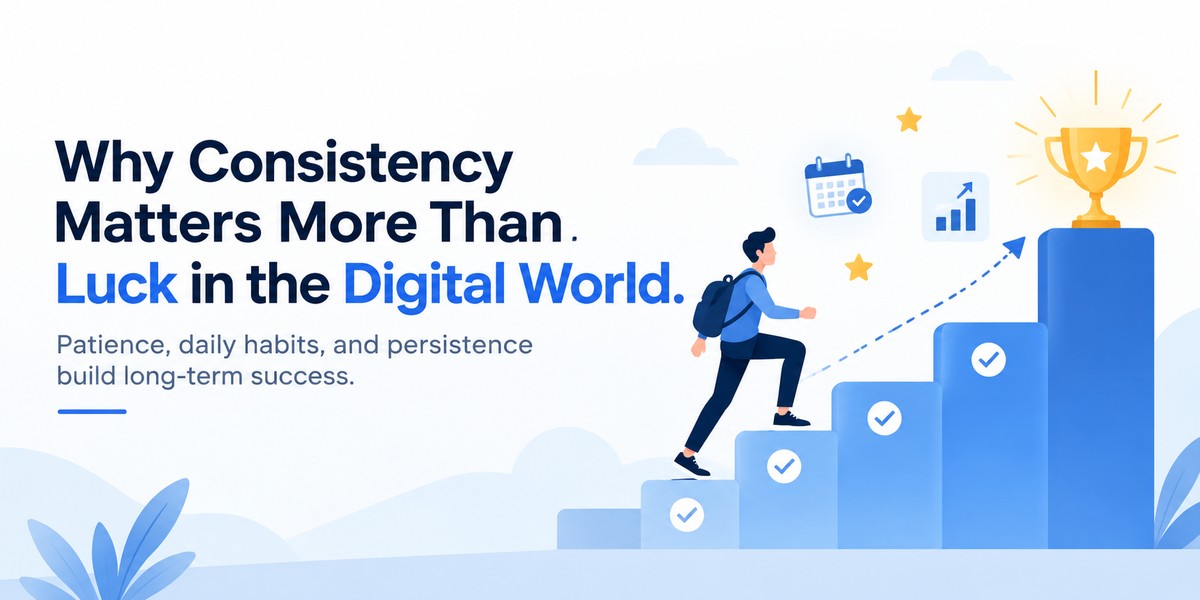 Why Consistency Matters More Than Luck in the Digital World
